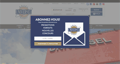 Desktop Screenshot of hoteluniversel.qc.ca